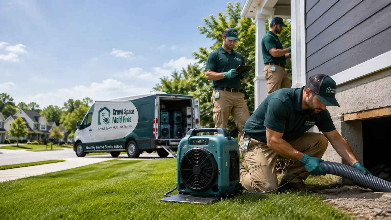 Crawl Space Mold Removal in Prospect, OH